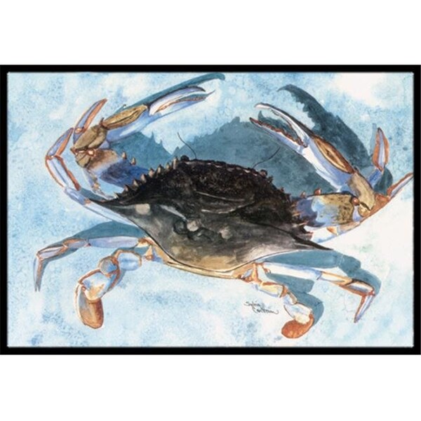 Carolines Treasures Carolines Treasures 8055-MAT Crab Indoor Or Outdoor Mat - 18 x 27 in. 8055-MAT - main